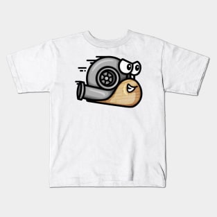 Turbo Snail - Wood Kids T-Shirt